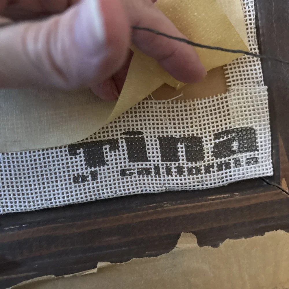 Tina of California vintage needlepoint